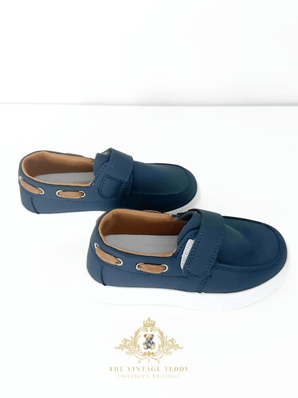 NWT Handsome Boys Classic Loafers Children's Shoes Kids & Toddlers Navy Blue 9 - Picture 4 of 4